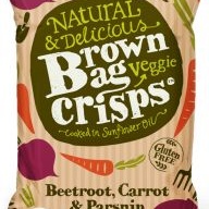 Brown Bag Beetroot Carrot & Parsnip Vegetable Crisps (15 x 40g) + VAT